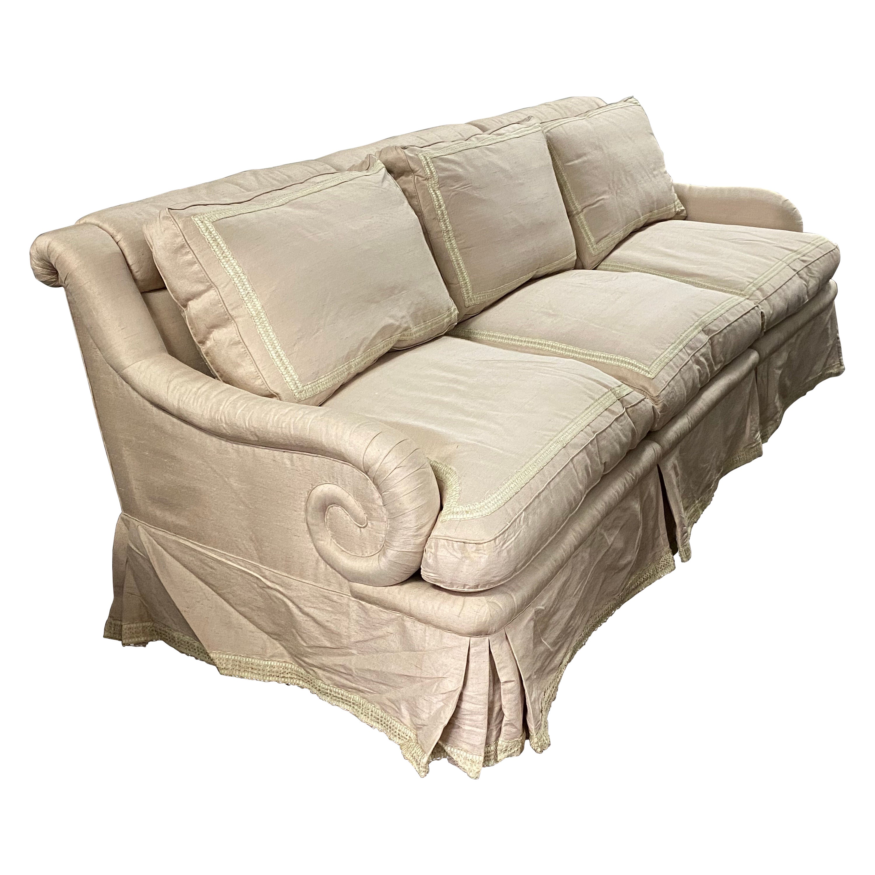 David Easton, entworfenes, maßgefertigtes dreiteiliges Sofa-Sessel von Schneller, Sonderanfertigung im Angebot