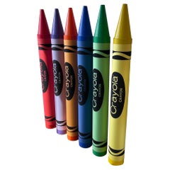 Crayons de couleur Monumental Think Big des années 1970