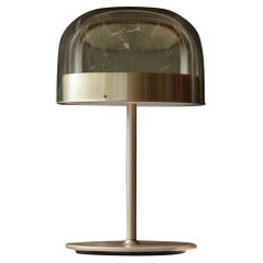 EQUATORE – mittelgroße Tischlampe – Metallfuß Mattgold von Fontana Arte