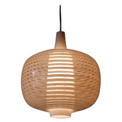 Rare et grande lampe à suspension moderne du milieu du siècle Napoli par Aloys F. Gangkofner, 1957