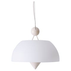 Rare & Elegant Mid-Century Modern Pendant Lamp or Hanging Light Italy 1970s