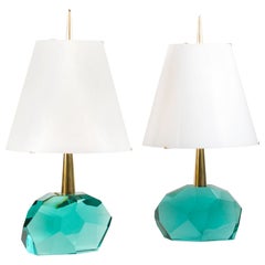 Pair of "DIAMANTONE" lamps by Roberto Giulio Rida
