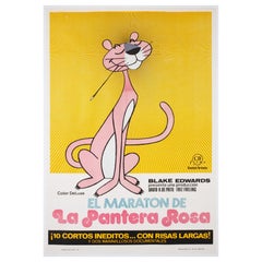 The Pink Panther Spanish MARATHON 1974 1 Sheet Film Movie Poster