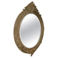 A large modern but antique looking French Rococo Style wall Mirror