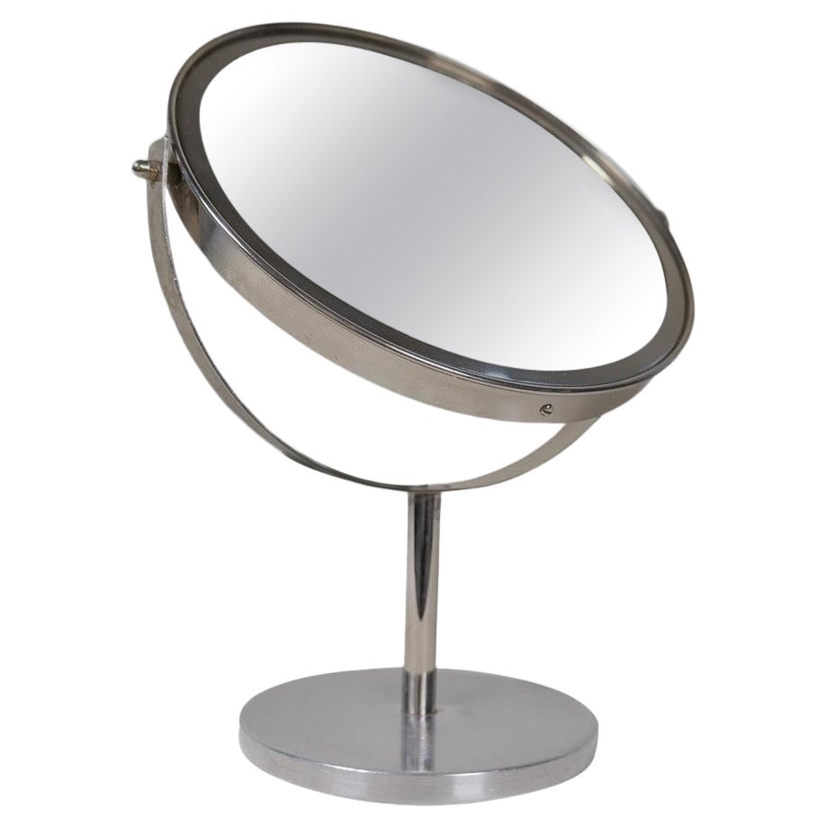 Midcentury Modern Hans-Agne Jakobsson Chrome  Vanity Table Mirror, Sweden For Sale