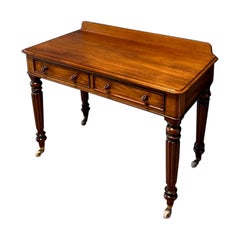 Antique mahogany console / writing table