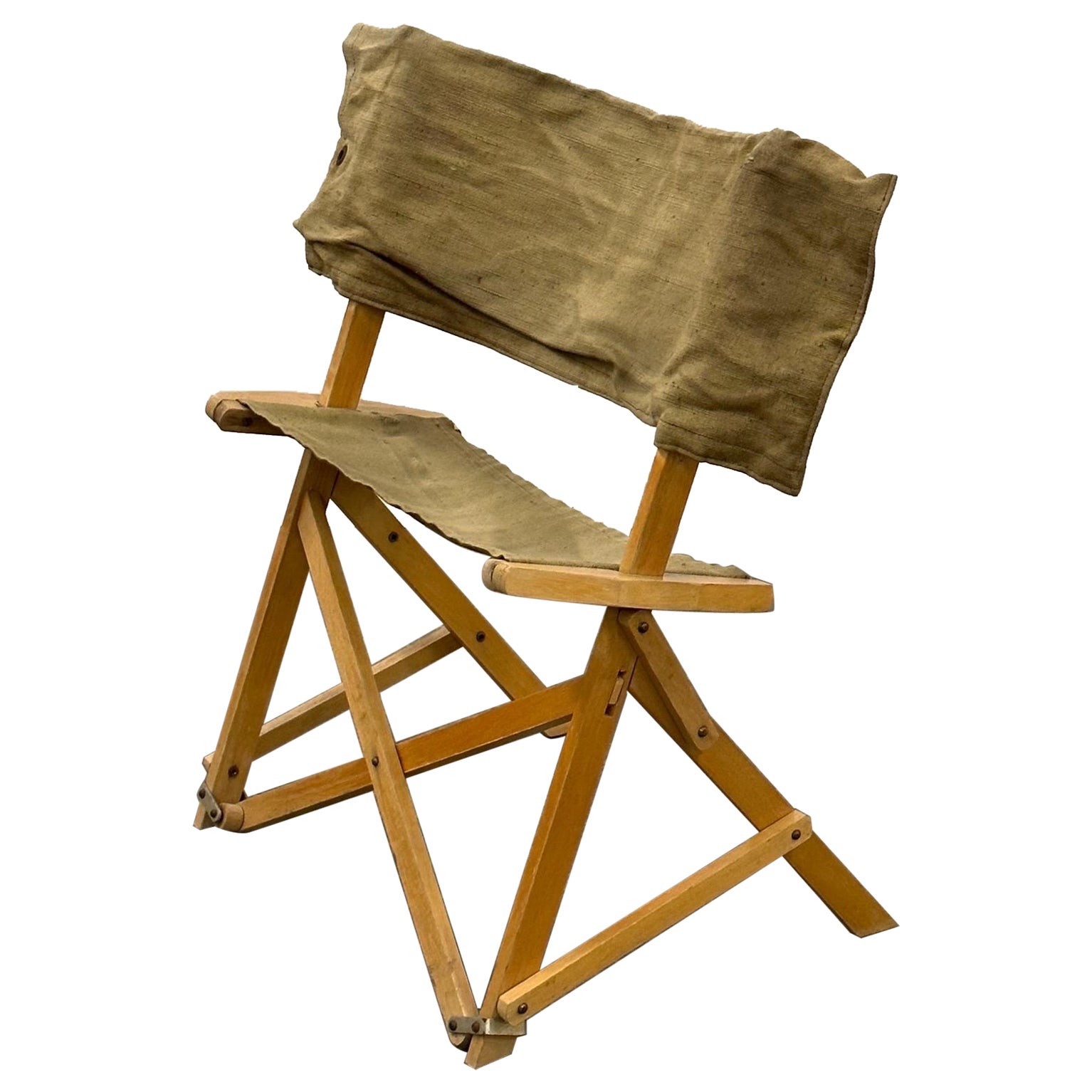 Praia Folding Chair by Pier Giacomo Castiglioni for Gavina For Sale