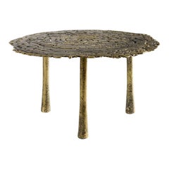 Aline Hazarian, Nané Medium, table basse circulaire, bronze, Liban, 2021