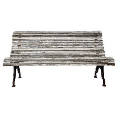 Used Arras Style Garden Bench