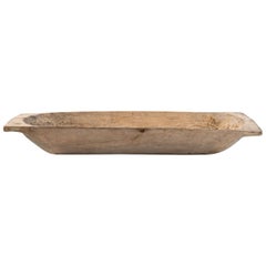 19th Century Central European Wooden Dough Bowl