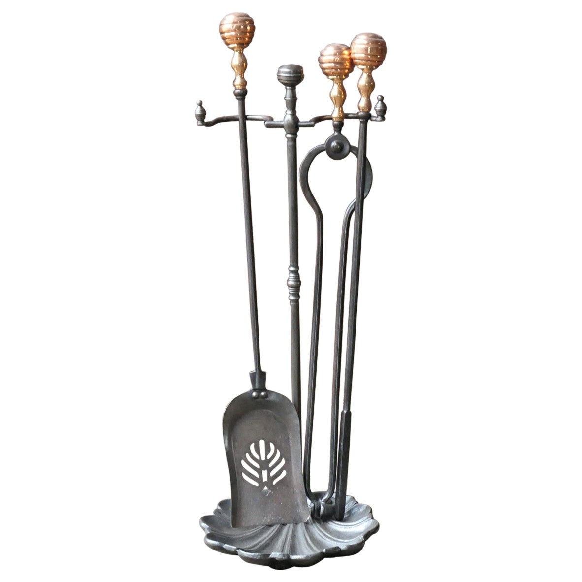 English Victorian Fireplace Tools or Companion Set, 19th Century  For Sale