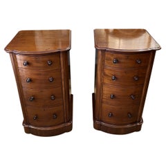 Pair of 19th Century Victorian Mahogany Bedside Tables