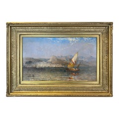 19th c Oil on Canvas ‘Corfu’ by Arthur Joseph Meadows 