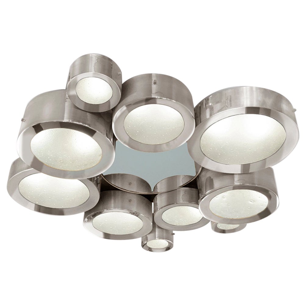 Plafonnier Helios 44 par Gaspare Asaro-Polished Nickel Finition