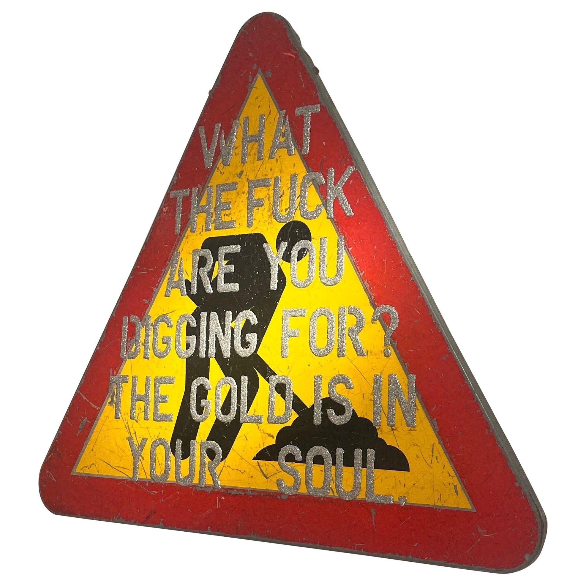 Road sign by Carlos Iglesias  For Sale