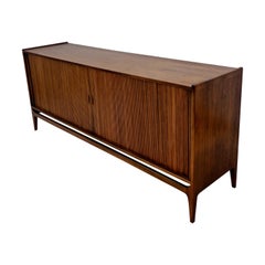 Mid century modern Tambour Door Credenza by Richard Thompson for Glenn of Califo