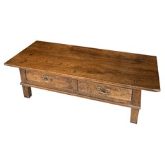 Antique Spanish Chestnut coffee table