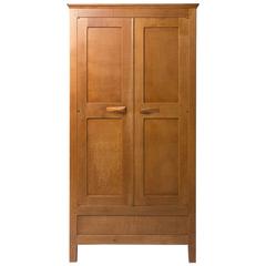 Antique Early Gordon Russell English Oak Wardrobe