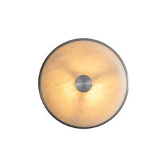 Beran Satin Nickel Small Wall Light by Bert Frank