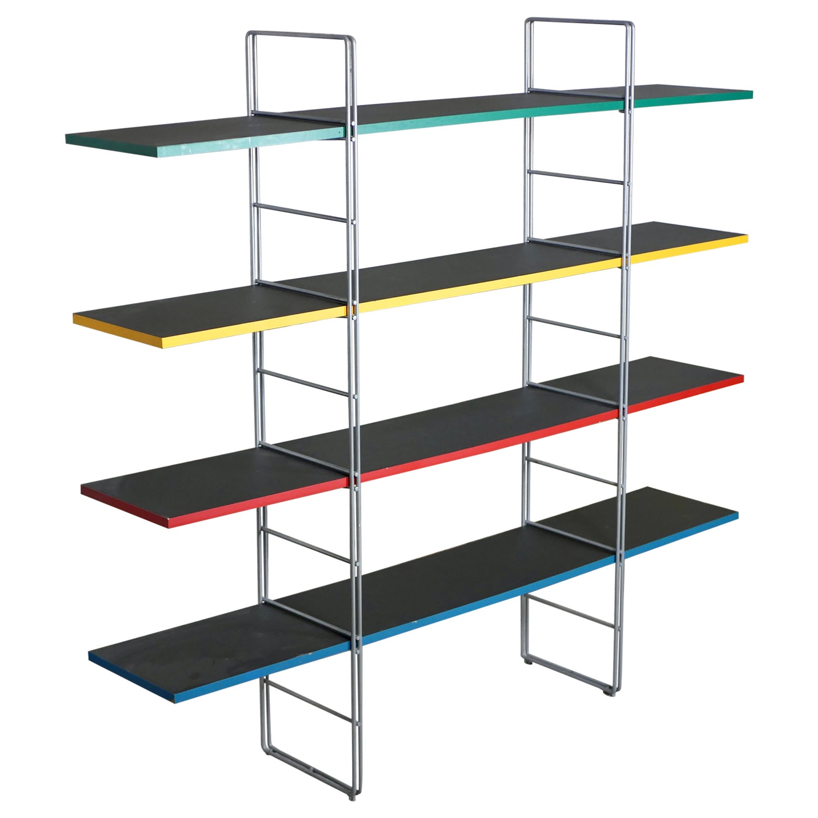 Multicolored "Guide" shelving unit by Niels Gammelgaard for Ikea, Sweden, 1985