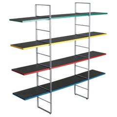 Vintage Multicolored "Guide" shelving unit by Niels Gammelgaard for Ikea, Sweden, 1985