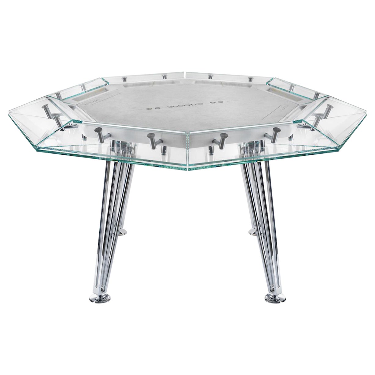 Unootto Black 8 Players Poker Table Pearl White Desktop, Impatia For Sale