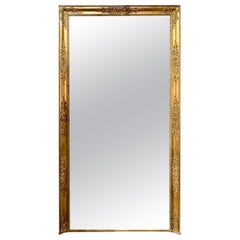 Used French Transitional Floor Mirror
