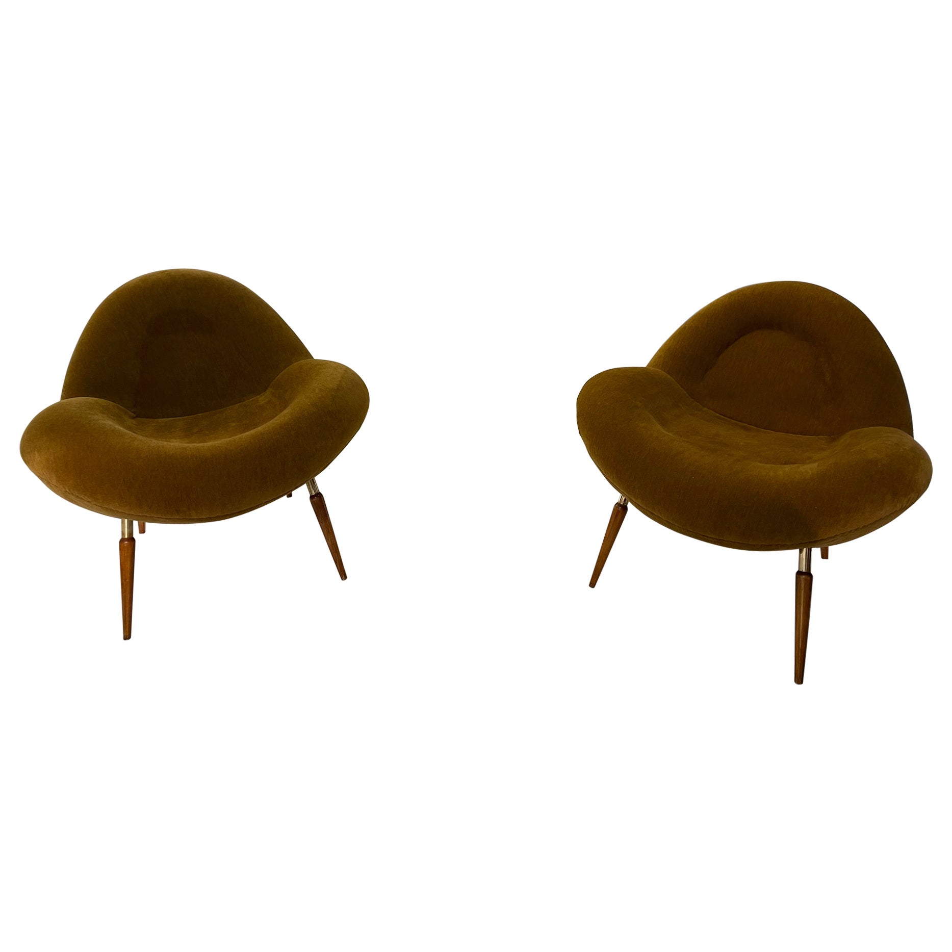 Pair of armchairs By Fritz Neth 