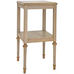 Neoclassical Grey Nightstand 5