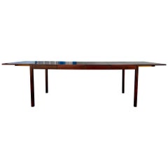 Used 1970s Danish Modern Rosewood Extending Dining Table by Vejle Stole & Møbelfabrik