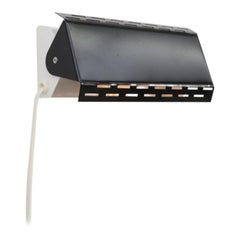 Black Enameled Charlotte Perriand Style Wall Sconces