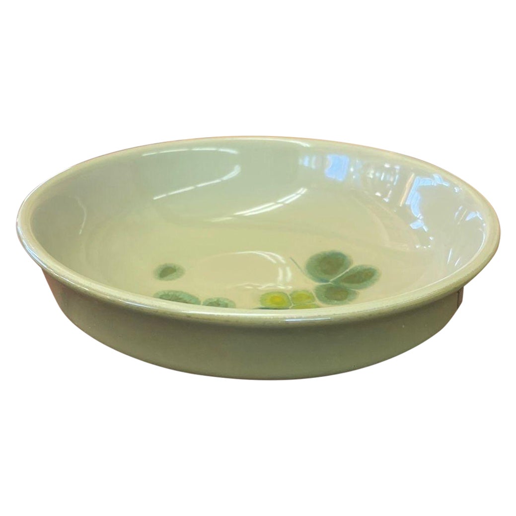 Vintage Green Franciscan Earthenware Bowl. For Sale