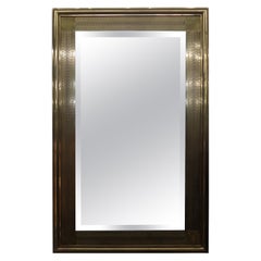 Mastercraft Arabesque Style Brass Beveled Mirror