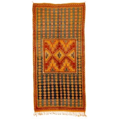 Retro High Atlas Moroccan Berber Rug