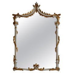 Vintage Rococo Style Gilt wood  Mirror