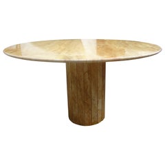 Used Post Modern Italian Marble Center Table
