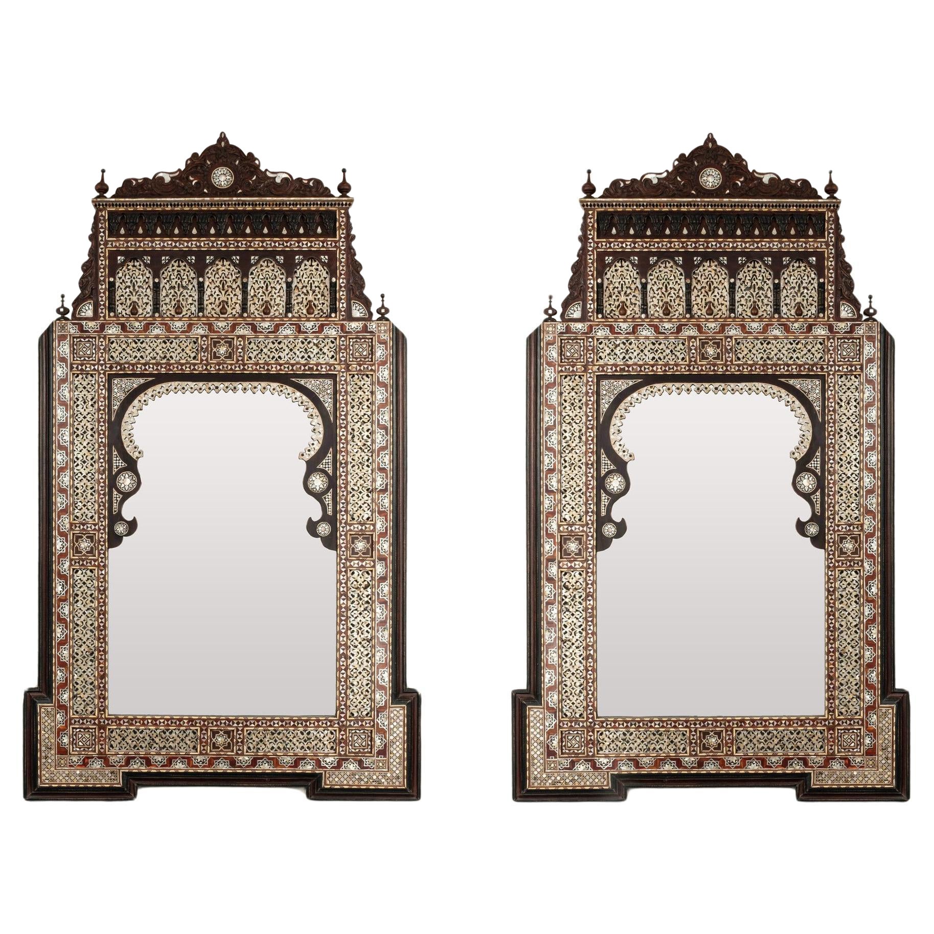 Pair 20th Century Syrian Mirror For Sale