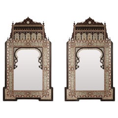 Pair 20th Century Syrian Mirrors