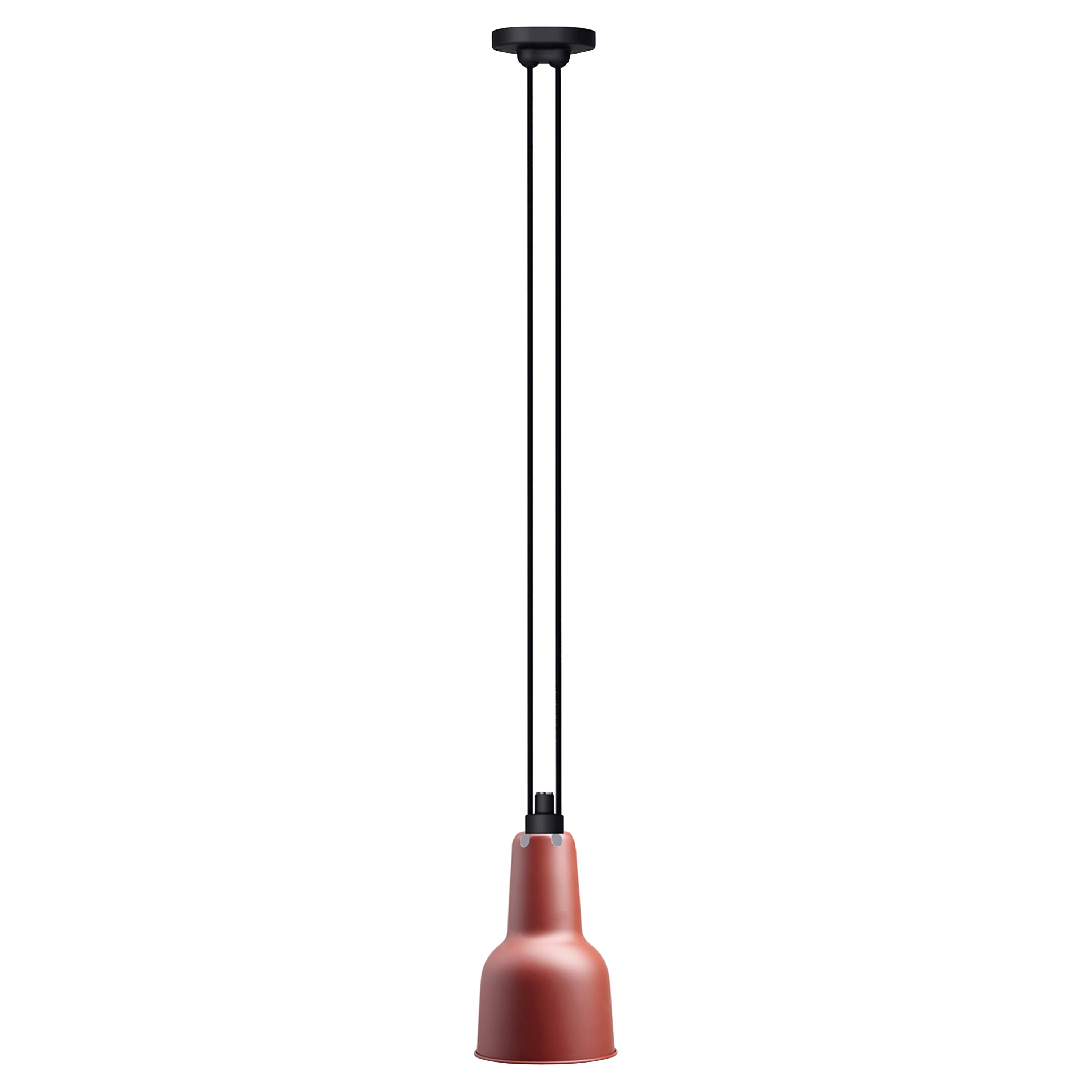 DCW Editions Les Acrobates N°322 Oculist Pendant Lamp in Red Shade