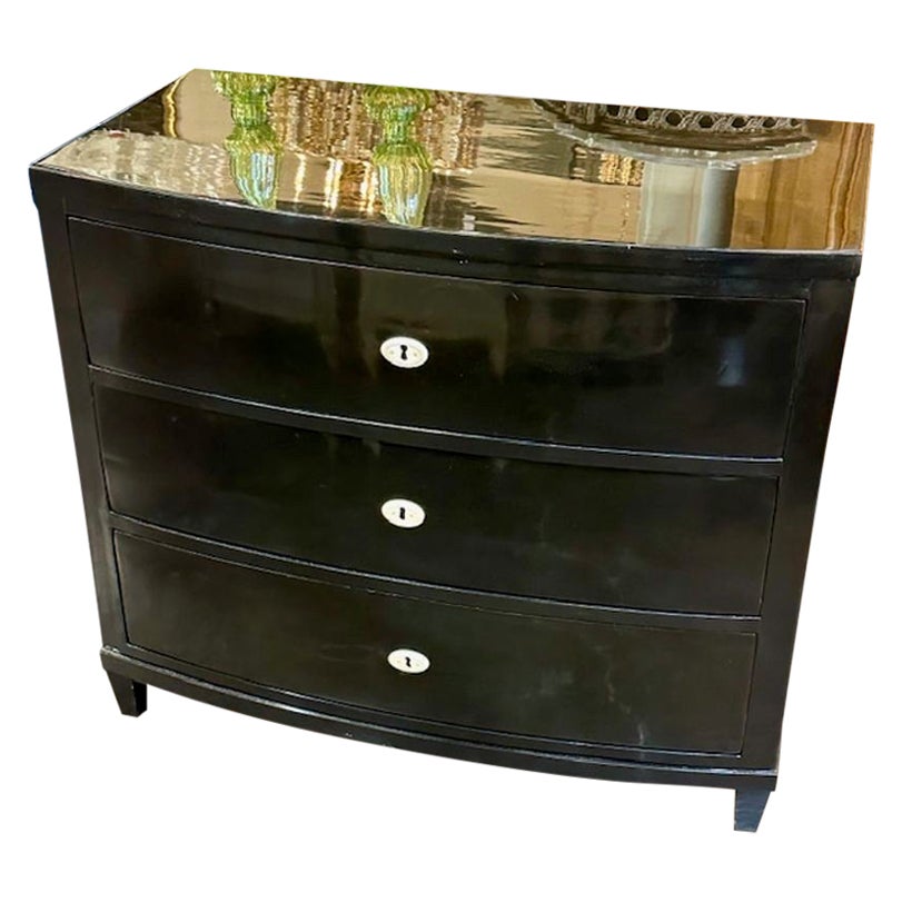 French Art Deco Lacquered Chest For Sale