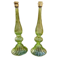 Vintage Pair of Murano Lamps