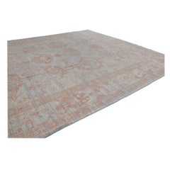 Handwoven Contemporary Oushak Carpet