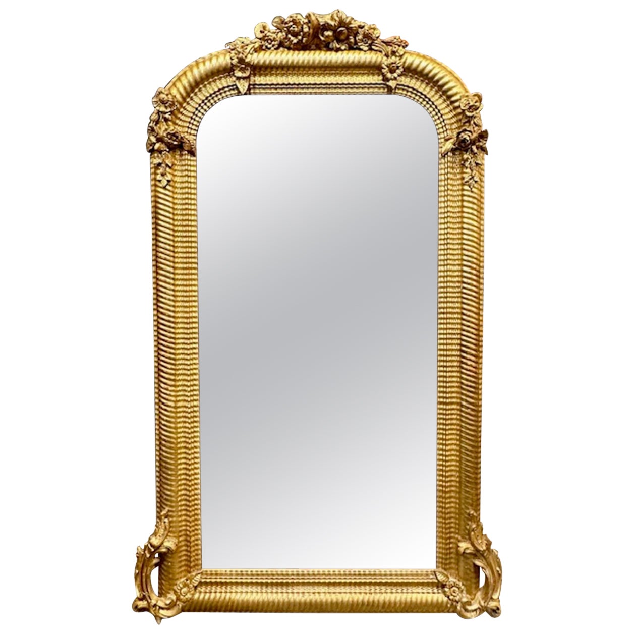 French Art Nouveau Mirror For Sale