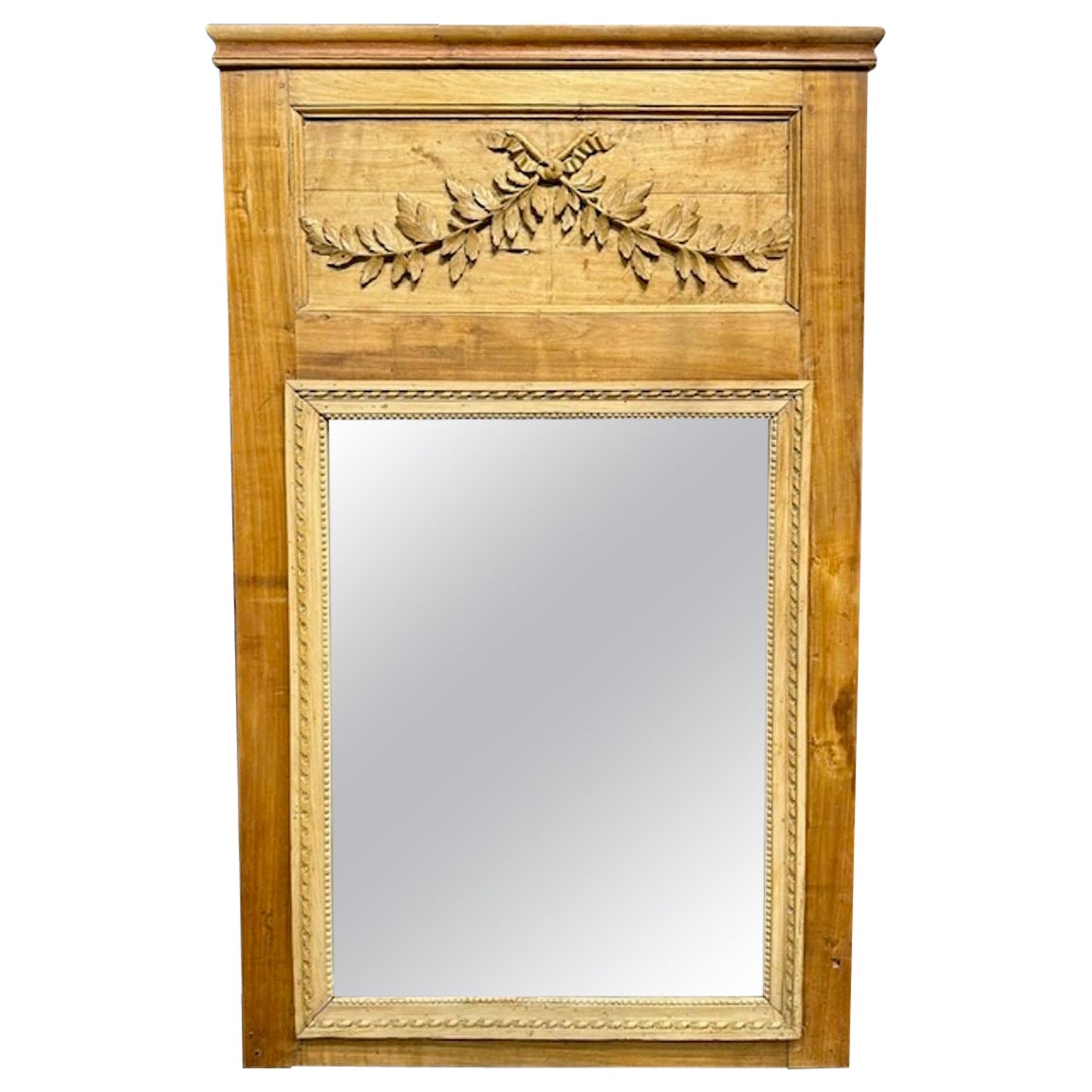French Provincial Trumeau Mirror For Sale