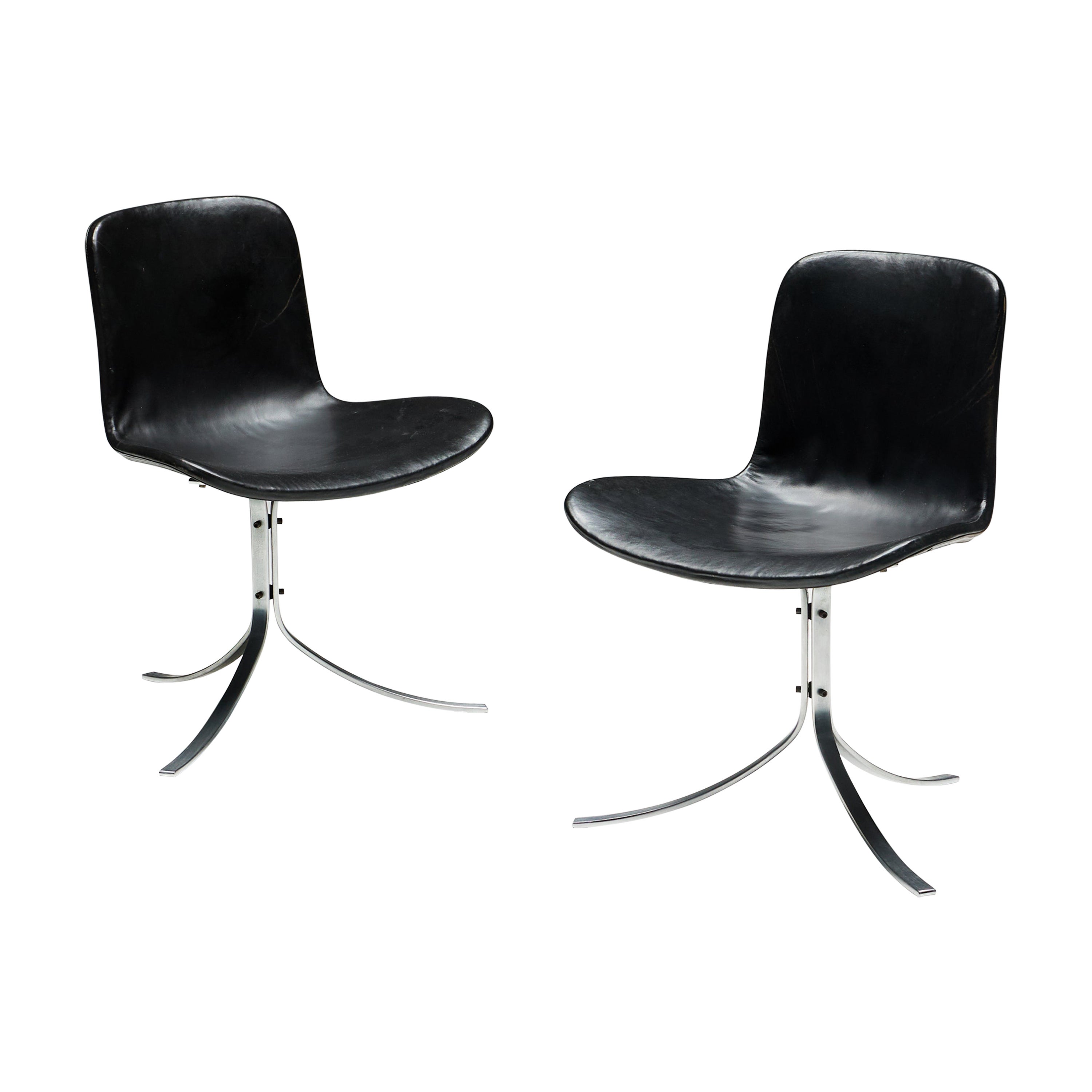 PK9 Chairs by Poul Kjaerholm, Denmark, 1960s For Sale
