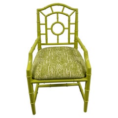 Retro Chinese Chippendale Style Armchair