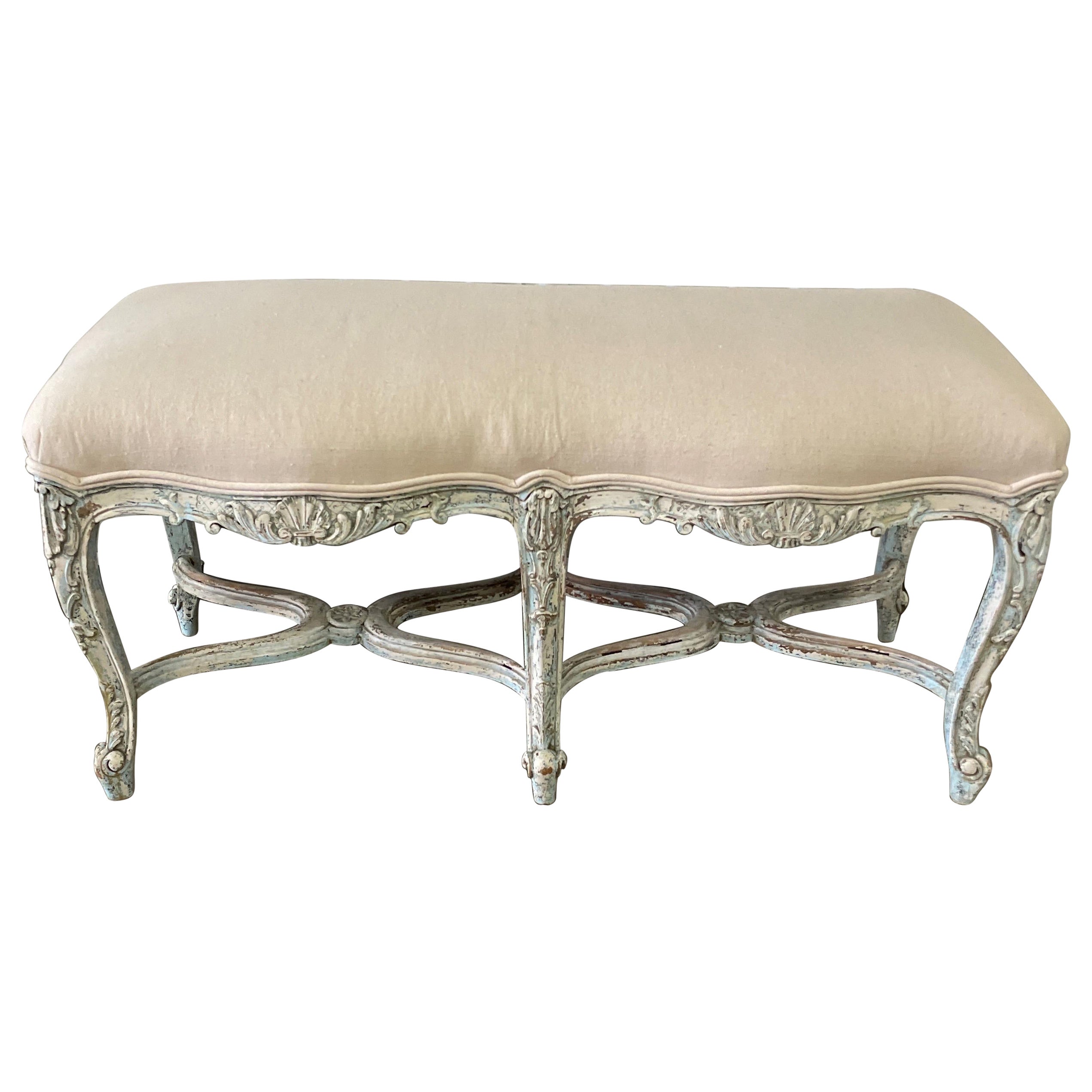 Louis XV Style Bench For Sale