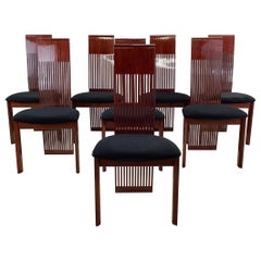 20th Century Italian Modern Dining Chairs- set of 8