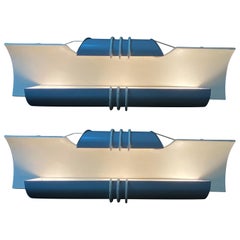 pair of wall lights circa 1970/1980, from a cinema
