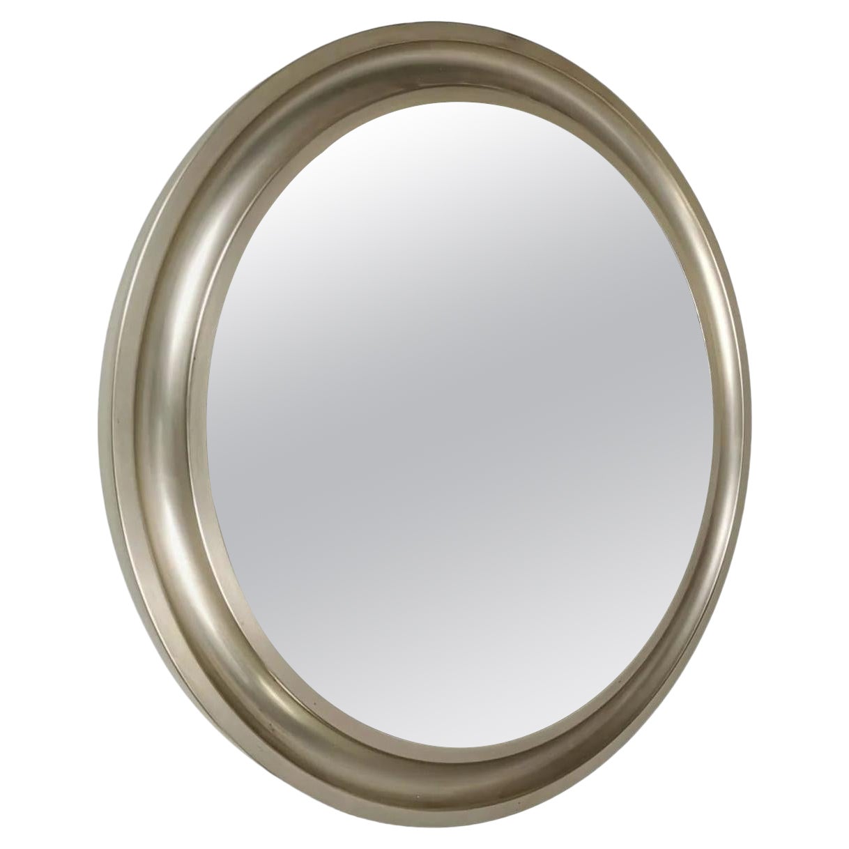 Espejo de pared redondo "Narciso" de Sergio Mazza para Artemide, Italia Años 60